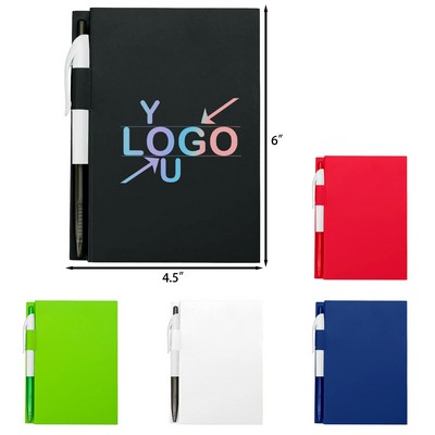 4" x 6" Notebook With Pen