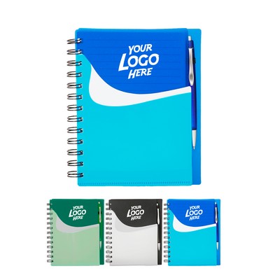 Spiral Notebooks with Front Pocket
