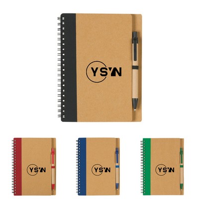 Spiral Notebook With Pen