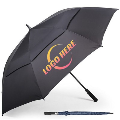 60" Arc Vented Golf Stick Umbrella