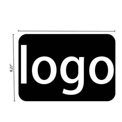 Custom Mouse Pad w/Stitched Edge & Non-Slip Rubber Base 10"x8"