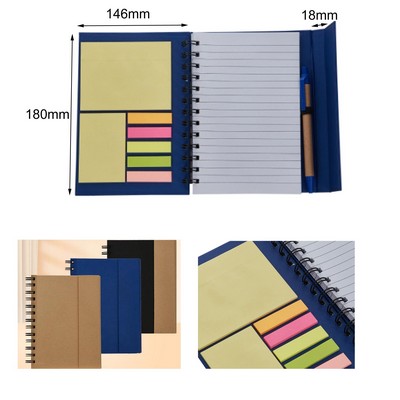 Spiral-Bound Journal with Elastic Closure 5.5 x 7 inches